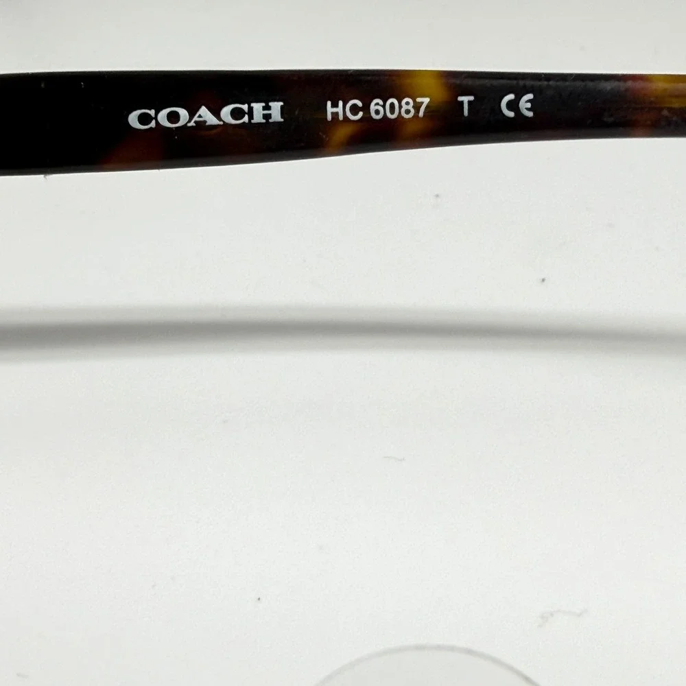 Coach HC 6087 Dark Tortoise Cat Eye Eyeglasses Frames 5120 51-16-135